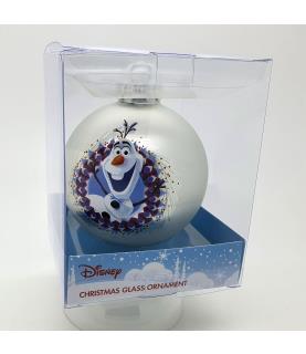 Olaf glass ornament