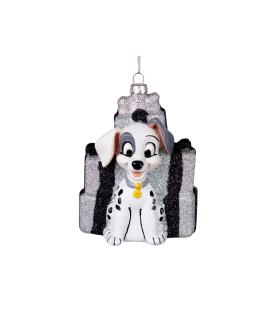 Dalmatian glass ornament