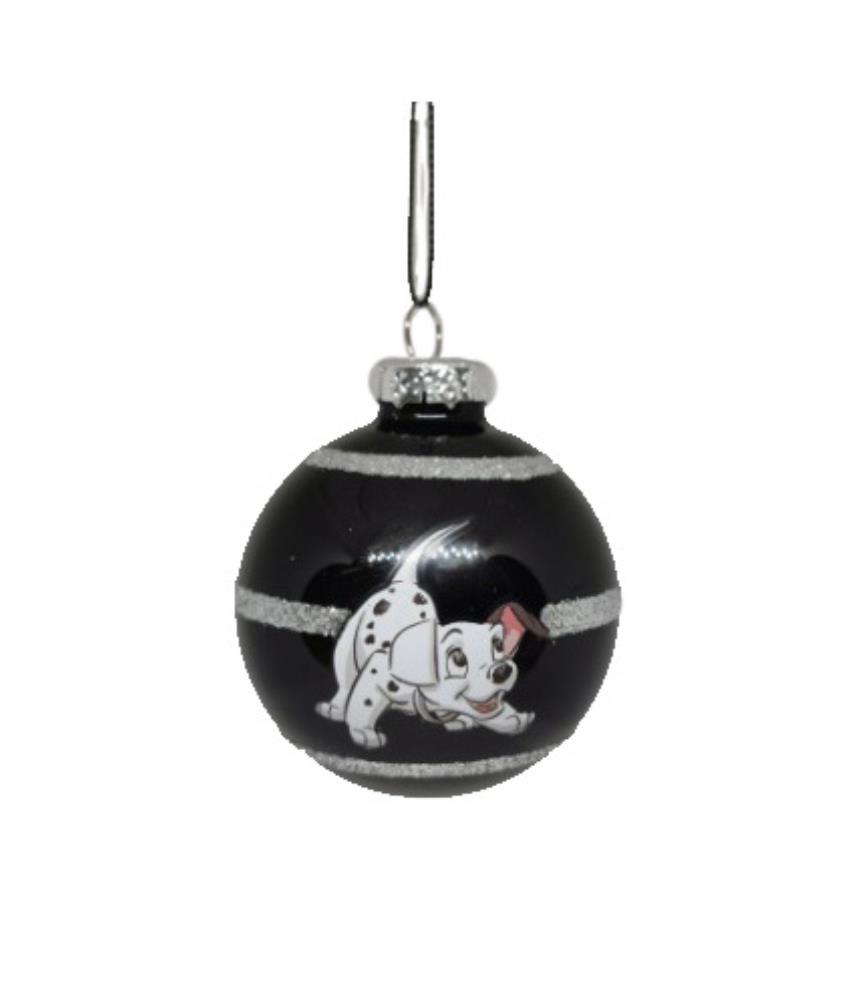 Dalmatian glass ball ornament
