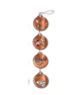 Tigger Christmas Balls set (4 pieces)