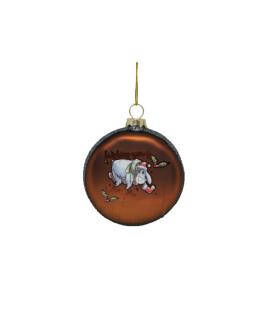 Eeyore glass dics ornament