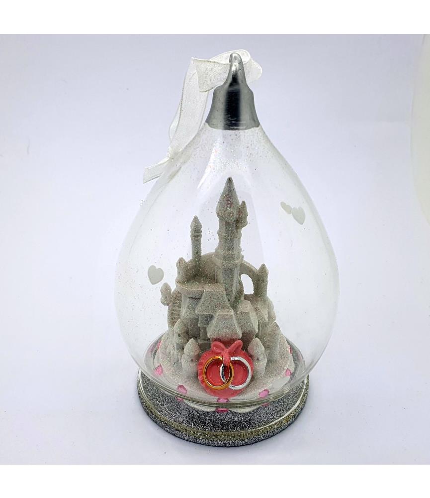 Castle wedding ornament, open edition