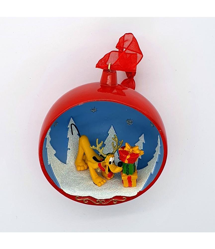 Pluto half open ornament