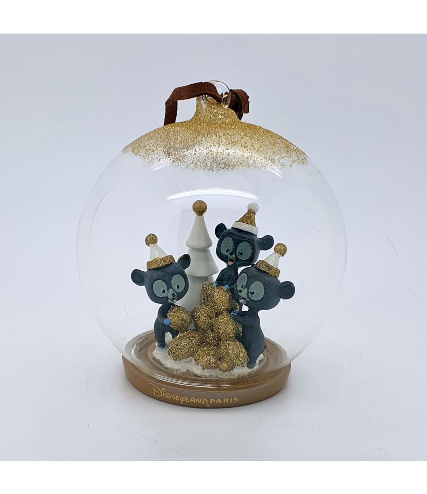 3 Bears, Brave glass ball ornament