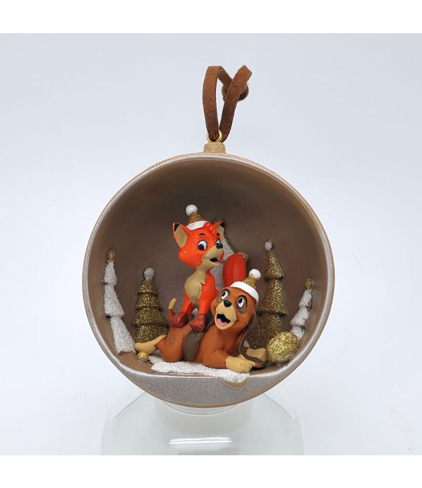 Frank & Frey half open ball ornament