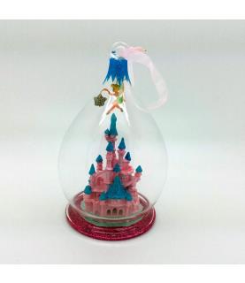 Fantasy Castle glass dome ornament