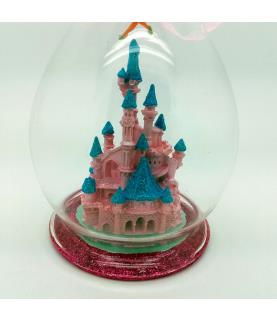 Fantasy Castle glass dome ornament