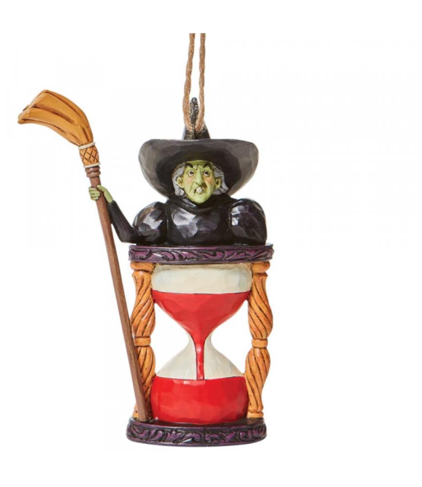 Wicked Witch Hourglas Hanging Ornament