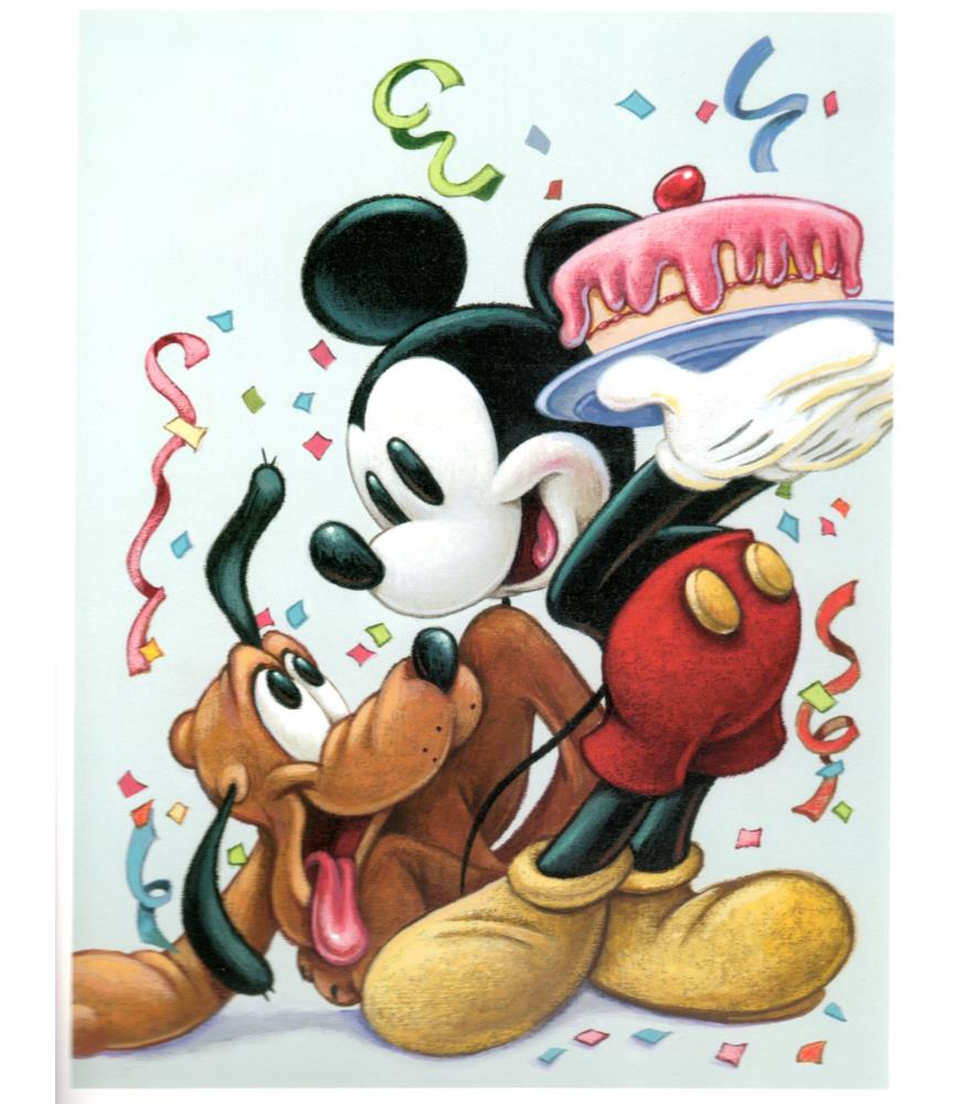 Mickey and Pluto - A celebration with friends