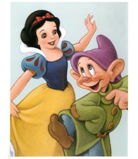 Snow White and Dopey - A Fairy Tale Celebration
