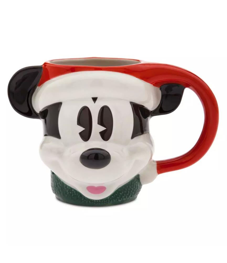 Mickey Mouse Vintage Christmas Figural Mug