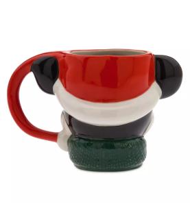 Mickey Mouse Vintage Christmas Figural Mug