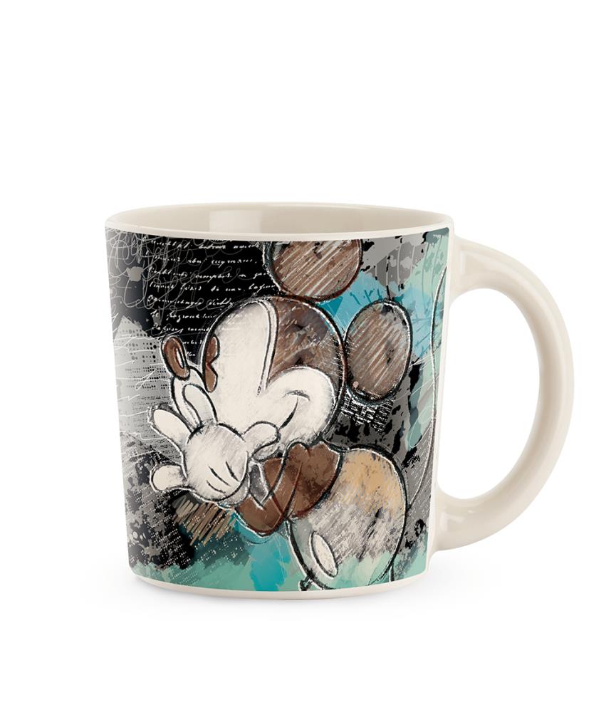 Mug Mickey fun color ivory turquoise 390 ml