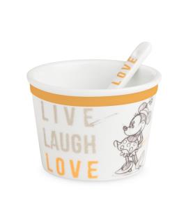 Icecream cup Minnie Live Laugh Love Orange
