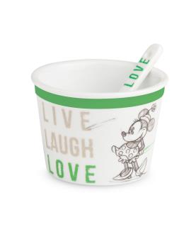 Icecream cup Minnie Live Laugh Love Green