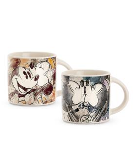 Set 2 M&M mini mugs color fun orange – ivory 90 ml