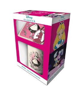 Alice in Wonderland Gift Set (Mug, Coaster, Keychain)