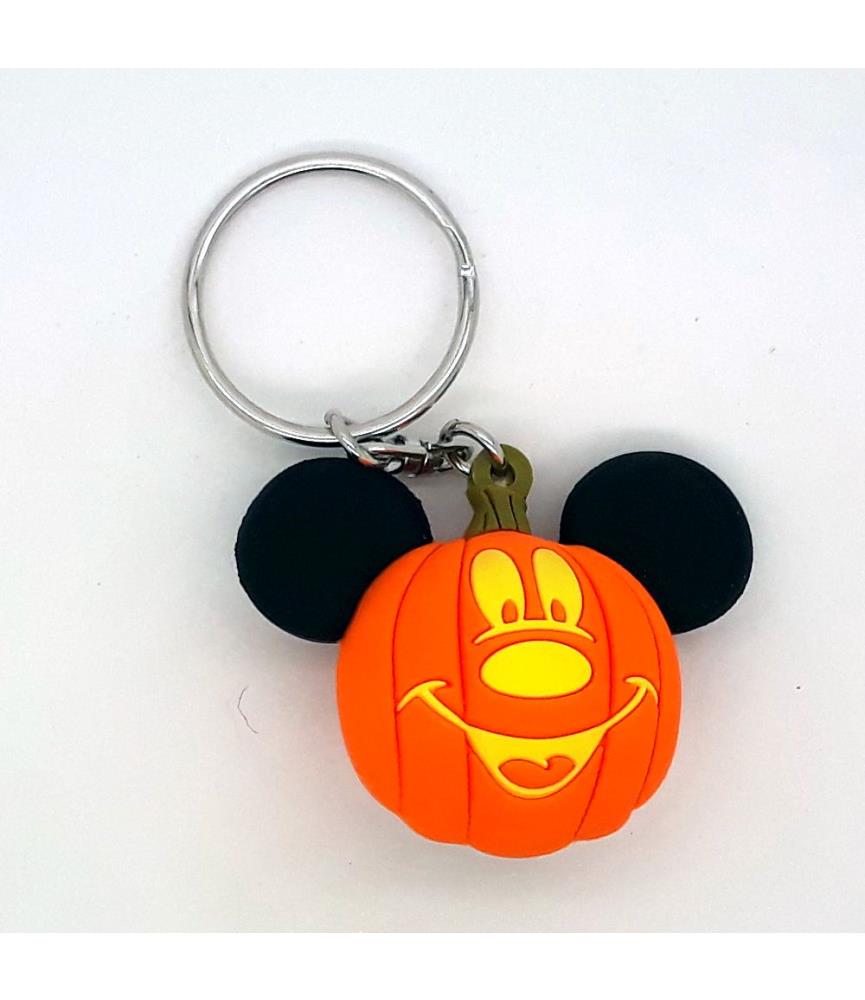 Keychain PVC Mickey Pumpkin Head cutie