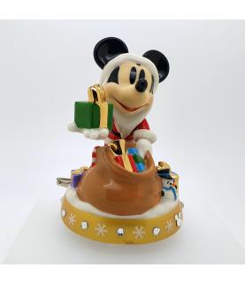 Mickey christmas musical figurine