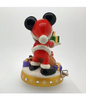 Mickey christmas musical figurine