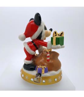 Mickey christmas musical figurine