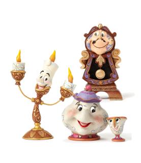 Lumiere, Cogsworth & Mrs. Potts