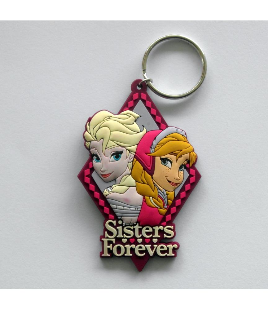 Keychain PVC Anna & Elsa: Sisters forever WDW