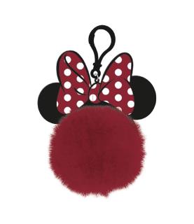 Classic Minnie Pom Pom Keychain
