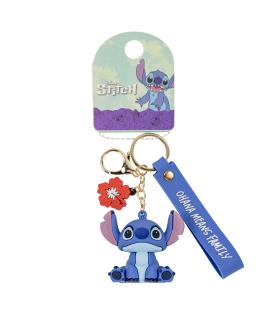 Ohana Means Family - Stitch Vinyl Keyring