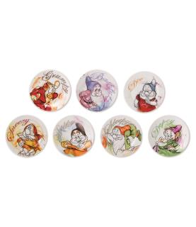 Seven Dwarfs Set 7 Dessert Plate