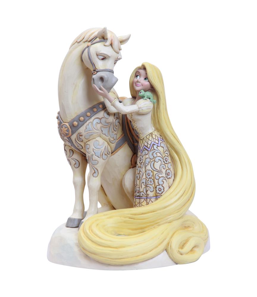"Innocent Ingenue": White Woodland Rapunzel