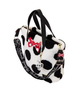 Loungefly Crossbody Minnie Rock The Dots Sherpa
