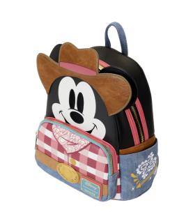 Loungefly Mini Backpack: Western Mickey Mouse