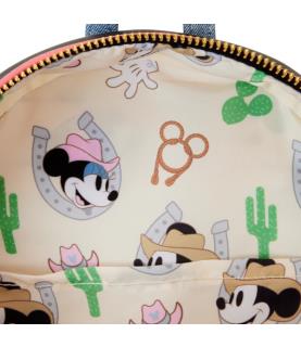 Loungefly Mini Backpack: Western Mickey Mouse