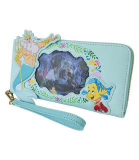 Loungefly Zip Around Lenticular Wallet: Little Mermaid Princess Series