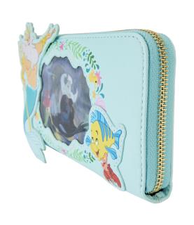 Loungefly Zip Around Lenticular Wallet: Little Mermaid Princess Series
