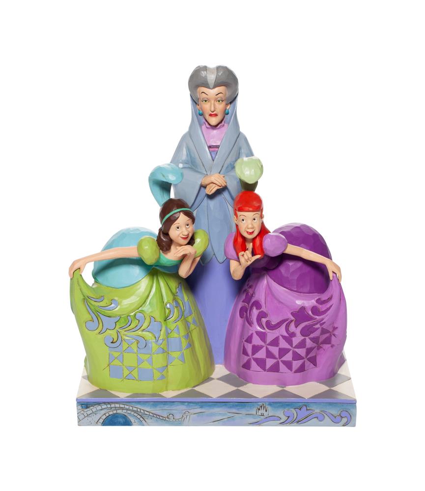 The Terrible Tremaines: Lady Tremaine, Anastasia and Drizella (Signed by Jim Shore)
