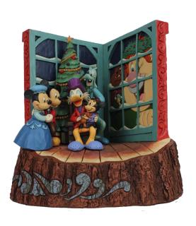Carved by Heart Mickey Mouse Christmas Carol Figurine (Signed by Jim Shore)