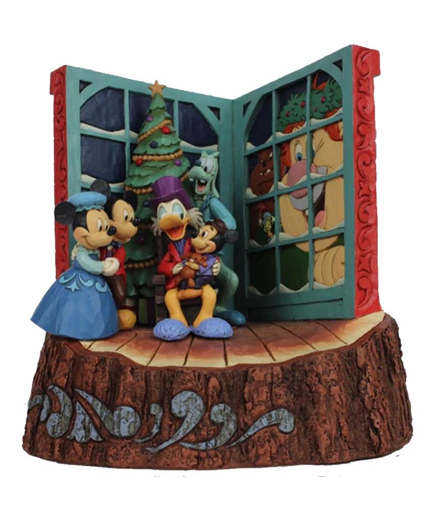 Carved by Heart Mickey Mouse Christmas Carol Figurine (Signed by Jim Shore)