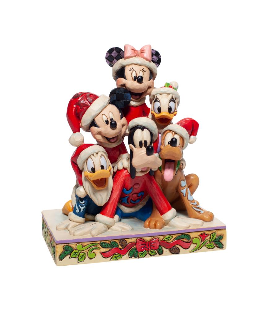Piled High with Holiday Cheer (Mickey and friends Figurine)