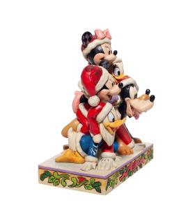Piled High with Holiday Cheer (Mickey and friends Figurine)