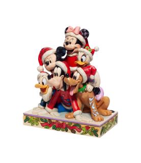 Piled High with Holiday Cheer (Mickey and friends Figurine)