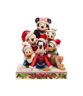 Piled High with Holiday Cheer (Mickey and friends Figurine)