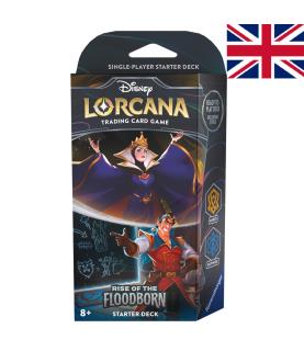 Lorcana w2: Starters Deck: Floodborn: UK: Evil Queen - Gaston