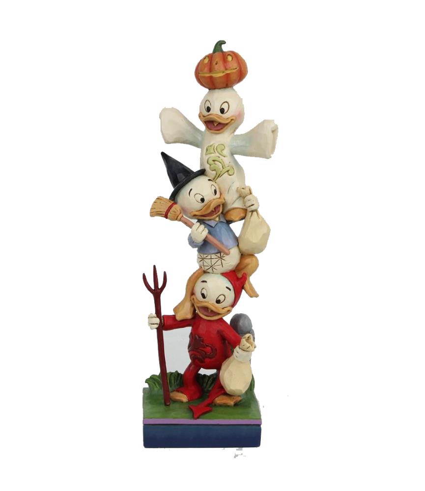 "Teetering Trick-or-Treaters": Huey, Dewey and Louie