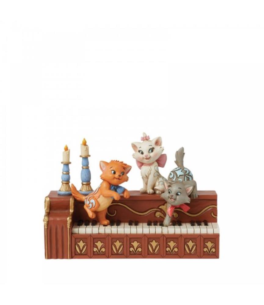 Paws at Play (Aristocat Kittens on Piano Figurine)