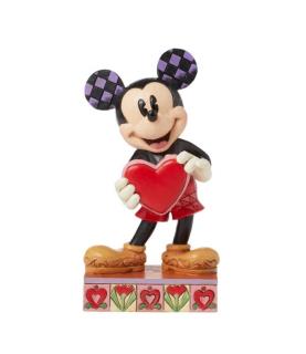 A love note (Mickey with Personaliseable Heart Figurine)