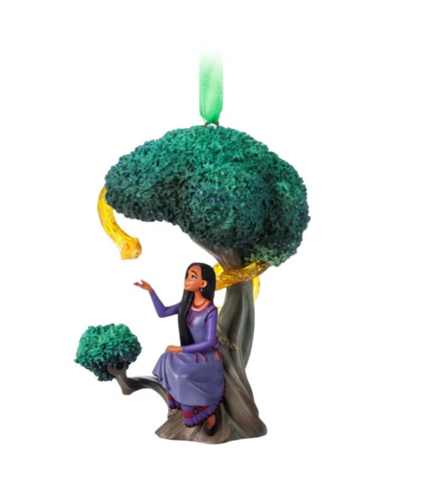 Asha and Star sketchbook ornament, Wish