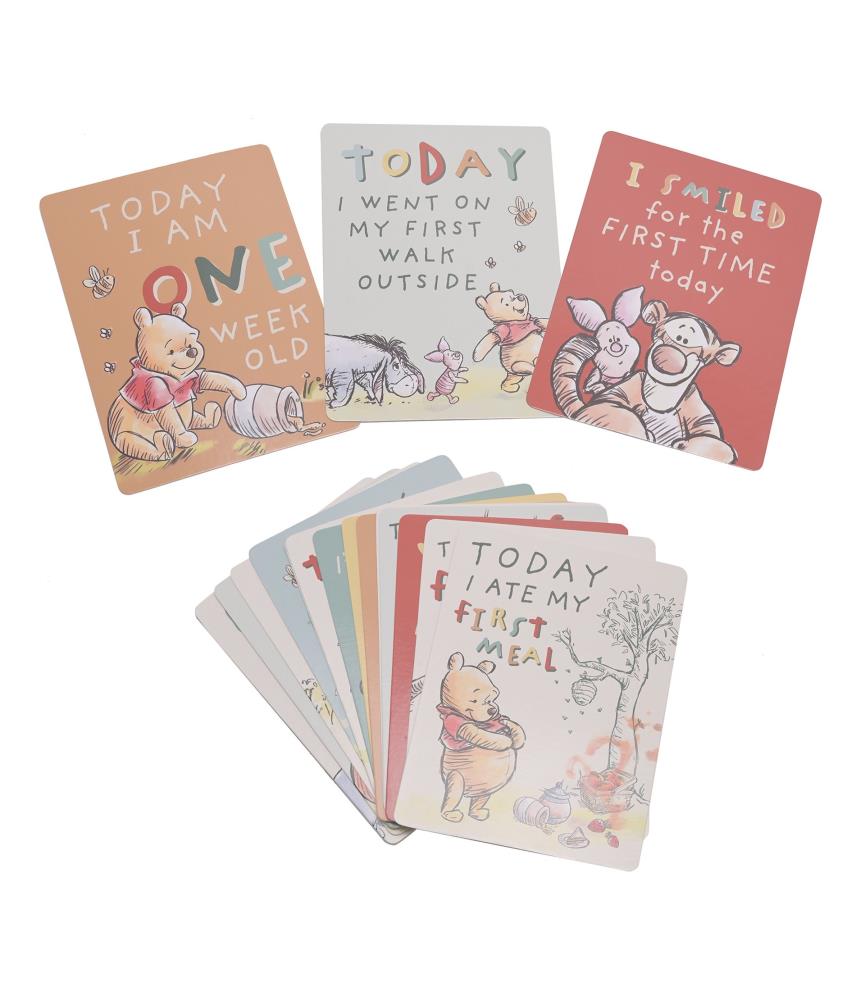 Magical Beginnings Winnie The Pooh Milestone Cards