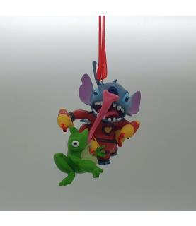 Stitch with frog ornament